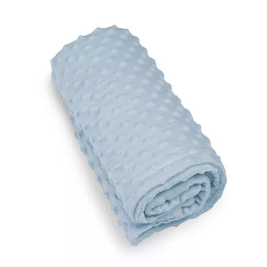 Cobertor Mami Dupla Face- Azul Claro- 85x110cm