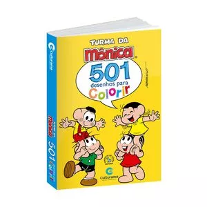 Livro Para Colorir 501 Desenhos Turma Da Mônica®<BR>- Culturama