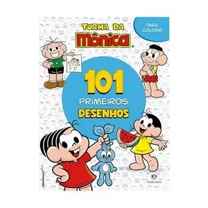 Livro Para Colorir 101 Desenhos Turma da Mônica®<BR>- Magic Kids<BR>- 26,6x20x0,5cm<BR>- Magic Kids
