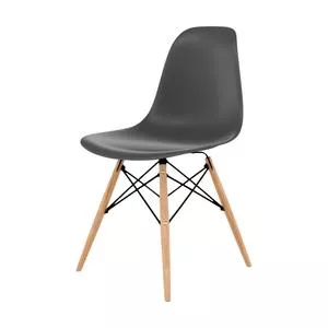 Cadeira Eames Dsw<BR>- Konkret & Marrom<BR>- 81x46x53cm<BR>- Seat & Co