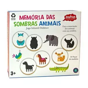 Memoria Das Sombras Animais<BR>- 30Pçs<BR>- Zastras