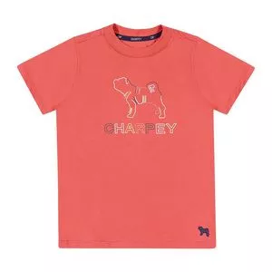 Camiseta Charpey®<BR>- Salmão & Branca