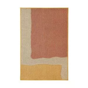 Tapete New Colors Charlotte Abstrato<BR>- Laranja & Amarelo<BR>- 150x100cm