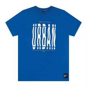 Camiseta Urban<BR>- Azul