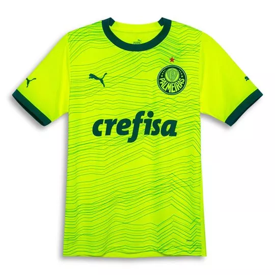 Camiseta Palmeiras®- Verde Limão & Verde Escuro