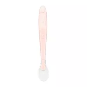 Colher Lolly<BR>- Incolor & Rosa Claro