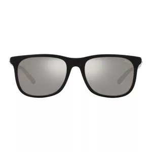 Óculos De Sol Retangular<BR>- Cinza Escuro & Preto<BR>- Polo Ralph Lauren