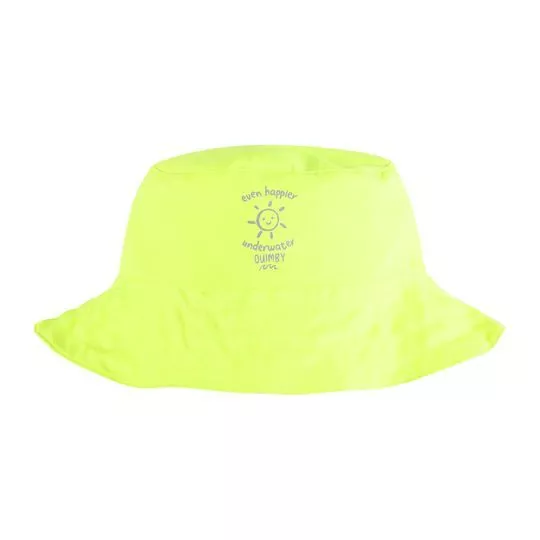 Chapéu Bucket Solzinho- Verde Limão & Cinza- Quimby