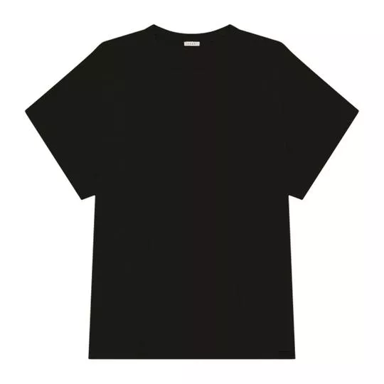 Camiseta Lisa- Preta