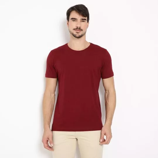 Camiseta Forum®- Bordô