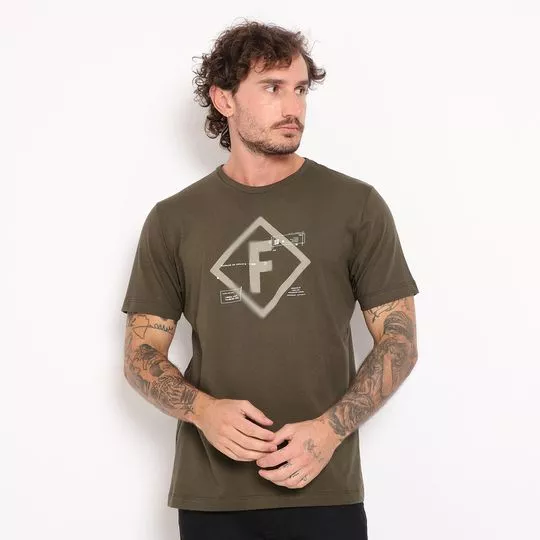 Camiseta Forum®- Verde Militar