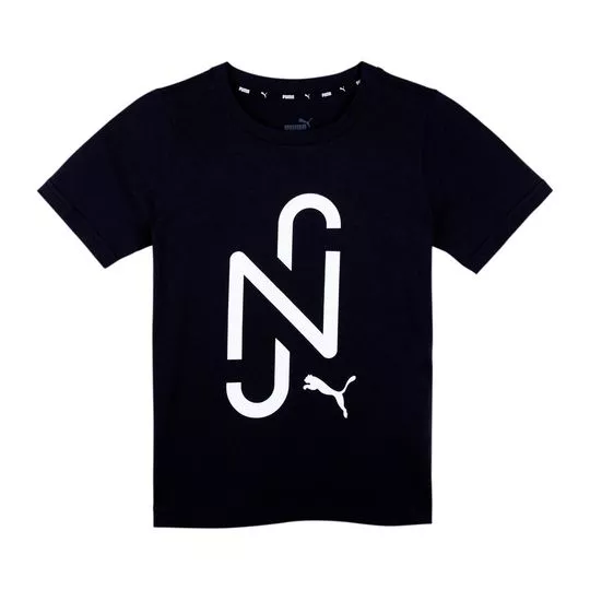 Camiseta Neymar Jr®- Preta & Branca