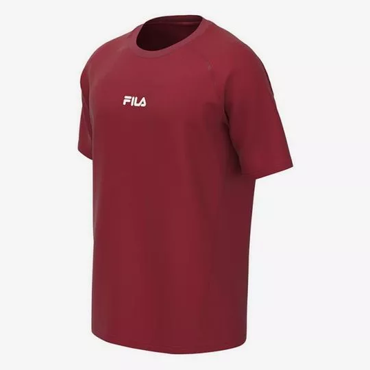 Camiseta Fila®- Bordô- FILA