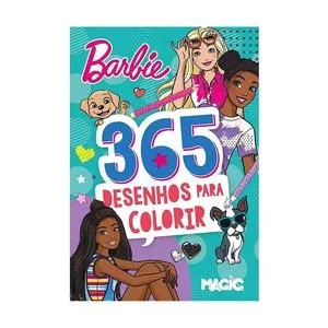 Livro Para Colorir 365 Desenhos Barbie®<BR>- Magic Kids<BR>- 5x5x4cm