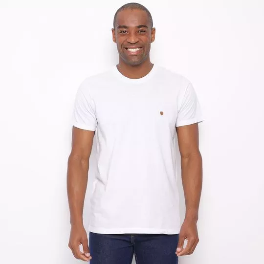 Camiseta Básica- Branca- Mr. Kitsch