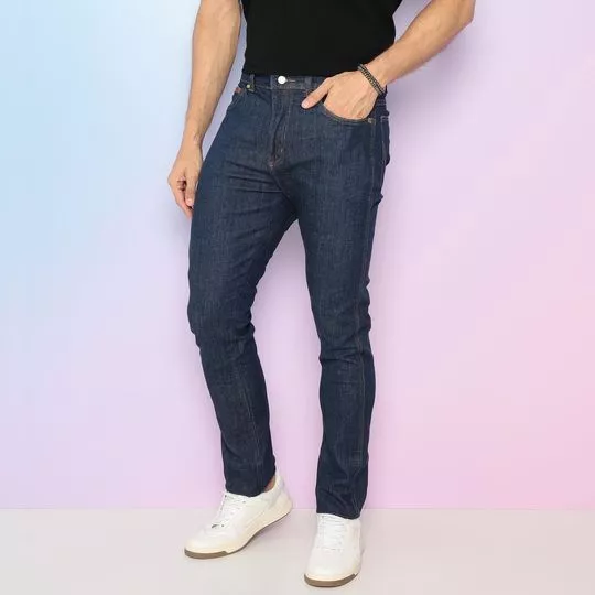 Calça Jeans Skinny Com Recortes- Azul- Wrangler