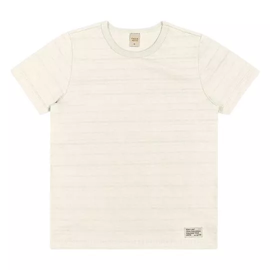 Camiseta Listrada -  Off White - Trick Nick