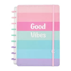 Caderno Inteligente Ci By Indy<BR>- Rosa<BR>- 80 Folhas<BR>- Pautada<BR>- 20x25,5x2cm<BR>- Caderno Inteligente