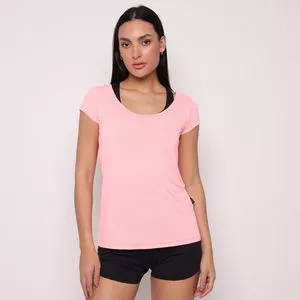 Camiseta Com Recortes<BR>- Laranja Neon<BR>- Proeza Fitness