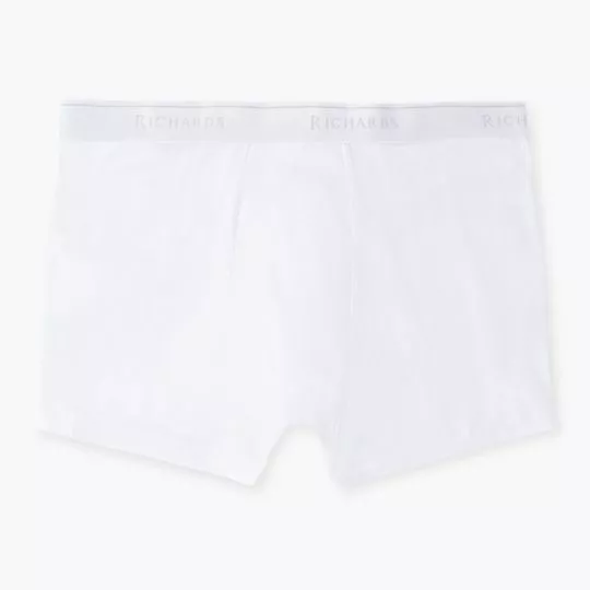 Cueca Boxer Lisa- Branca