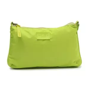 Bolsa Transversal Com Tag<BR>- Verde Limão