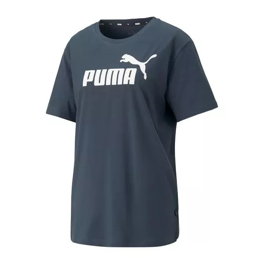 Camiseta Puma®- Azul Escuro