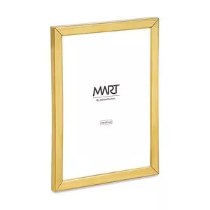 Porta-Retrato Metalizado<BR>- Dourado<BR>- 25,5x20x1,5cm<BR>- Mart