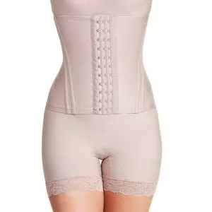 Corset Modelador<BR>- Bege<BR>- Plié