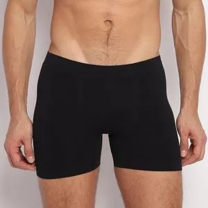 Cueca Boxer Lisa<BR>- Preta<BR>- Hope