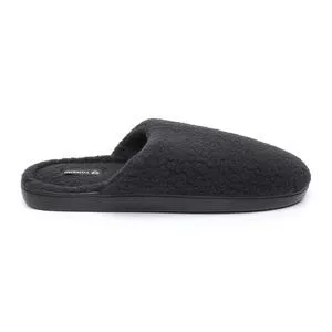 Pantufa Texturizada<BR>- Preto