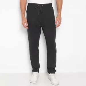 Calça Jogger Com Bolsos<BR>- Preta