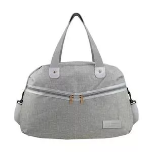 Bolsa De Viagem<BR>- Cinza<BR>- 31x45x20cm<BR>- Jacki Design