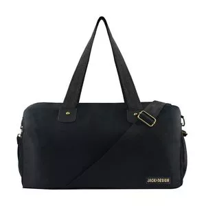 Bolsa De Viagem<BR>- Preta<BR>- 25,5x43x17,5cm