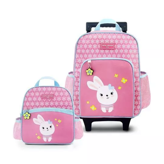 Jogo De Mochilas Coelhinha Rosa Azul Claro 2Pcs Jacki Design Black Friday Privalia O outlet online de moda e lifestyle N 1 no Brasil