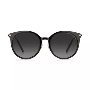 Óculos De Sol Redondo<BR>- Preto<BR>- Marc Jacobs