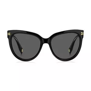 Óculos De Sol Gatinho<br /> - Preto & Dourado<br /> - Marc Jacobs