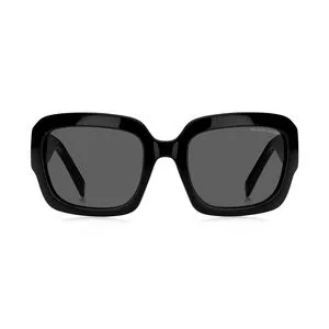 Óculos De Sol Quadrado<BR>- Preto<BR>- Marc Jacobs