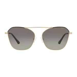 Óculos De Sol Aviador<BR>- Dourado & Cinza