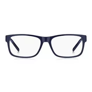 Armação Retangular Para Óculos De Grau<BR>- Azul Marinho<br>- Tommy Hilfiger