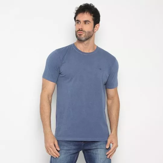 Camiseta Lisa- Azul Escuro