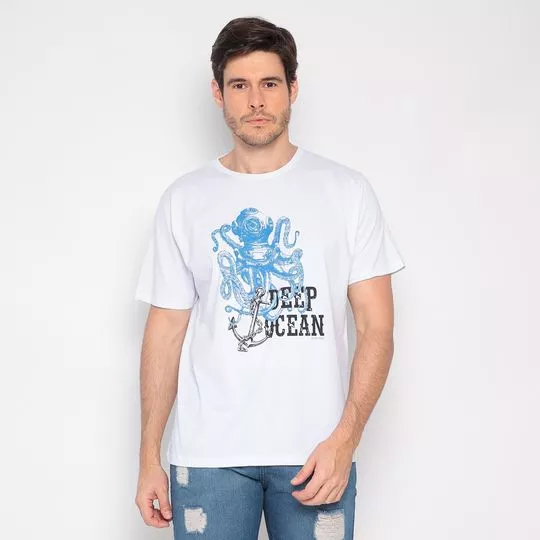 Camiseta Polvo- Branca