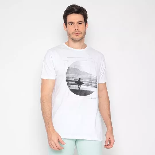 Camiseta Praia- Branca