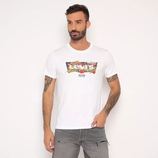 Camiseta Insetos- Branca & Verde