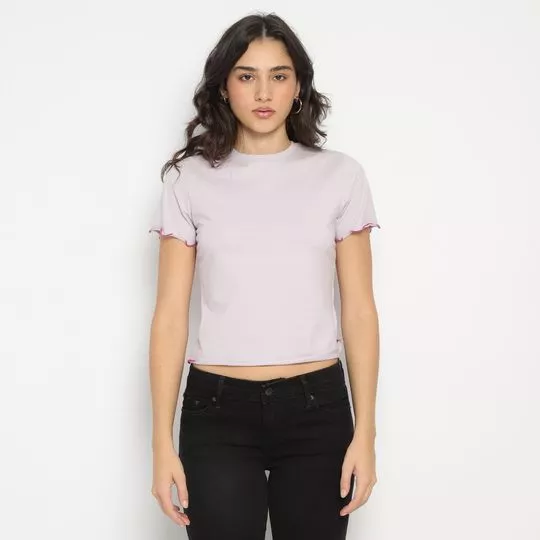 Blusa Lisa- Lilás & Pink