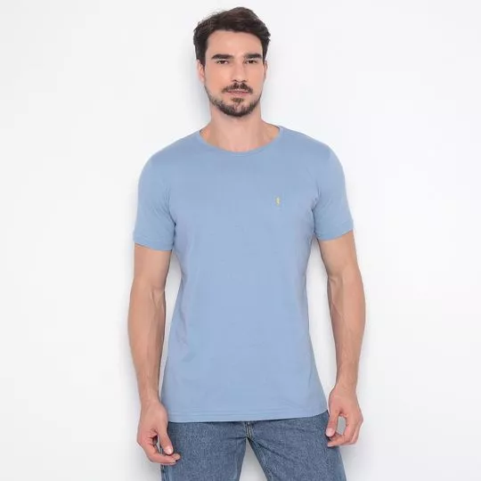 Camiseta Lisa- Azul