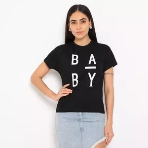 Blusa Baby<BR>- Preta