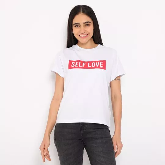 Blusa Self Love- Branca