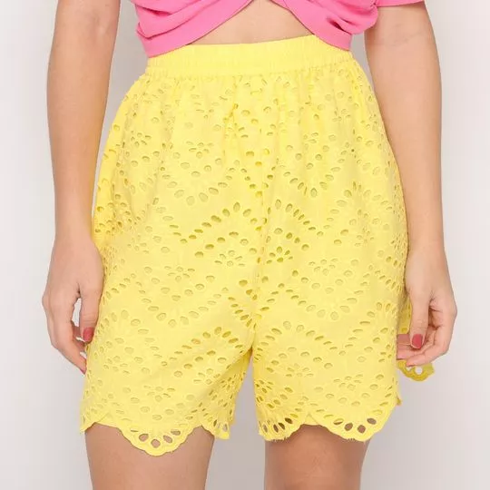 Short Em Laíse- Amarelo