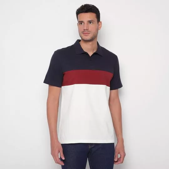 Polo Classic Fit Básica- Branca