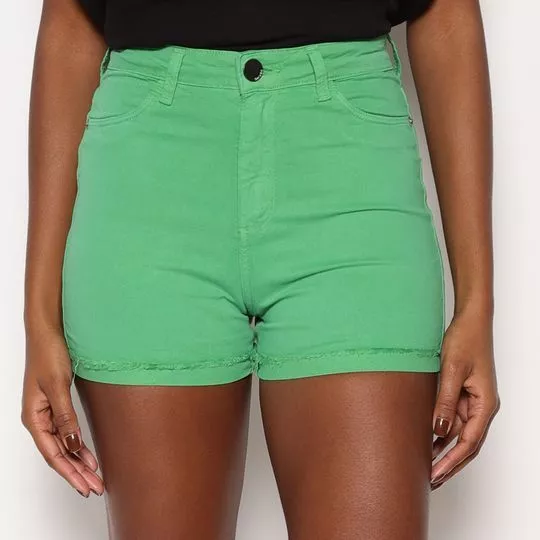 Short Com Bolsos- Verde